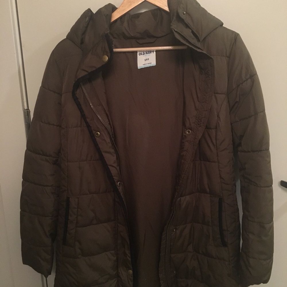 Old Navy Army Green Winter Jacket